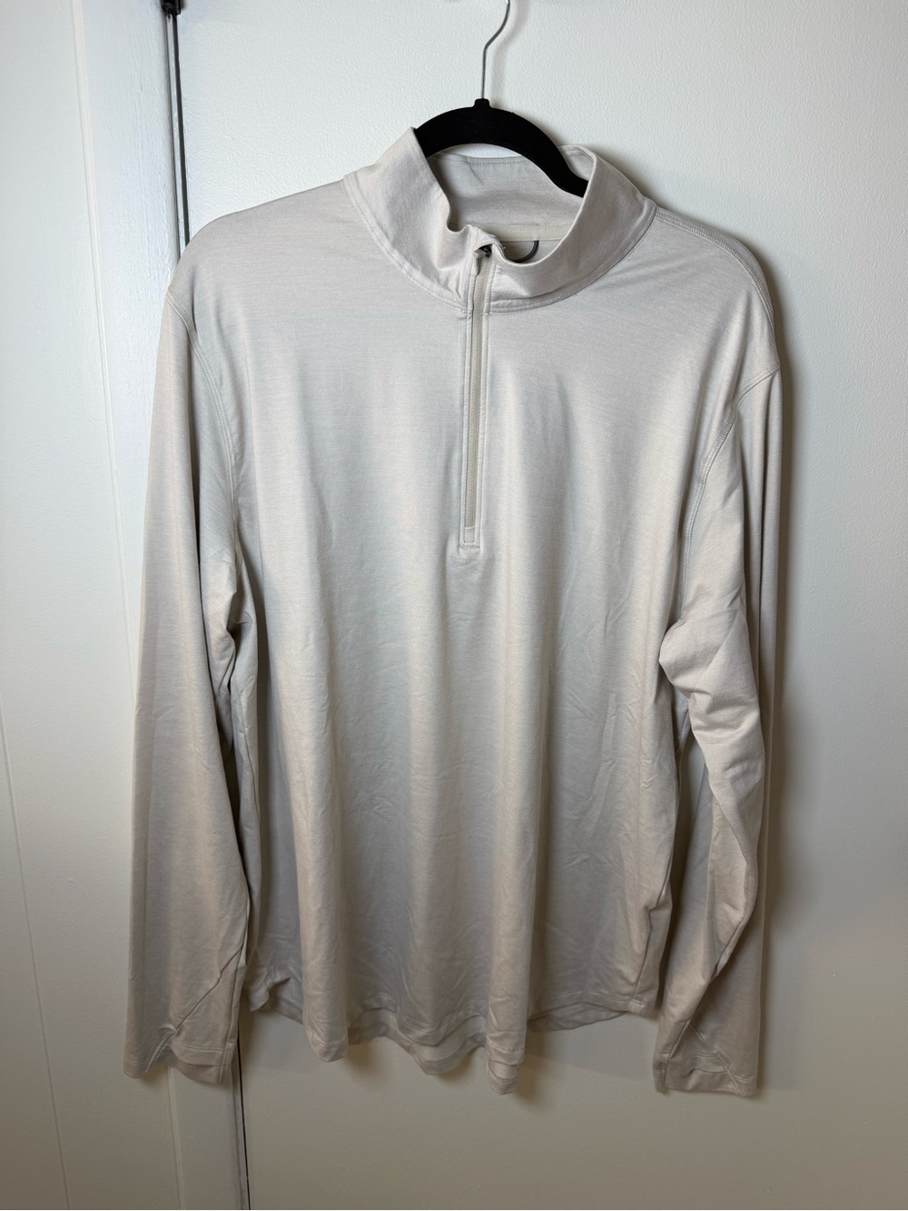 All in Motion Men’s Quarter‑Zip | Beige | EUC | XL